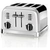 Cuisinart Tostapane a 4 fette | Ampie fessure, ideale per pane spesso e bagel | 6 livelli di doratura più scongelamento | leva di sollevamento alta | Bollitore abbinato disponibile | Perla