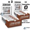 BIOTECH Zero Bar 40 Barrette Proteiche da 50 gr Senza Carboidrati con Proteine.