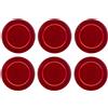 Luminarc Set 6 Sottopiatti Natalizi Rotondi in PVC Rigido Lucente - Cecaro Group