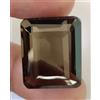 Kinggemhub Topazio fumé 14,60 ct. pietra preziosa sfusa taglio smeraldo per anello e...