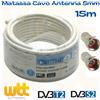 Metronic Matassa Cavo Filo Coassiale Antenna Tv Satellitare e Digitale Terrestre 10m