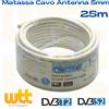 Metronic Matassa Cavo Filo Coassiale Antenna Tv Satellitare e Digitale Terrestre 25m