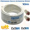 Metronic Matassa Cavo Filo Coassiale Antenna Tv Satellitare e Digitale Terrestre 10m