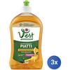 Chanteclair 3x Chanteclair Piatti 500 Ml. Concentrato Vert Arancia e Mandarino