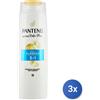 Pantene 3x Pantene 3In1 Shampoo 250 Ml. Classico