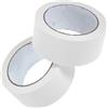 2 Rolls Nastro Per Imballaggio Adesivo Carta Bianco Scrivibile Da Pacchi