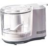 BLACK + DECKER Black & Decker HC150W Tritatutto per Alimenti 70 Watt con Coperchio, Multicol...