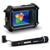 FLIR Cx5 - Telecamera termografica per aree pericolose con WiFi: termocamera ad alta risoluzione + FLIR MR40 penna per umidità e torcia, misuratore di umidità tascabile portatile a scala singola