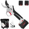 CASTELLARI FORBICE POTATURA RYNO 63 PROFESSIONALE +KIT X2 BATTERIE 2.5Ah 21.6V