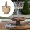Ugello per fontana in ottone, testina di irrigazione universale, ugello per