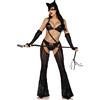 Leg Avenue Costume da gattino da donna, 3 pezzi, taglia XS