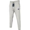 Aquascutum Pantaloni Sweatpants Da Uomo XL Grigio Melange Con Logo AQUASCUTUM E Coulisse