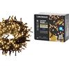DICTROLUX Luci Natale 1000 LED Bianco Caldo Esterno Interno Catena Luminosa 8 Giochi luci