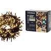 DICTROLUX Luci Natale 1000 LED Bianco Caldo Esterno Interno Catena Luminosa 8 Giochi luci