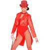 W WIDMANN MILANO Party Fashion - Costume frac in raso, showgirl, direttore di circo, costumi in maschera