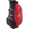 Wilson W/S Dry Tech II Cart Bag Borsa da Golf, Uomo, Rosso/Bianco, Taglia Unica