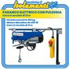 Ribimex Paranco Elettrico Ribimex da 100/200 Kg con Puleggia Motore Monofase da 480 W