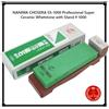 NANIWA CHOSERA SS-1000 Whetstone professionale super ceramica con supporto # ...