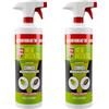 ZIG - ZAG Insetticida Spray Cimici, Azione Rapida e residuale, Flacone Specifico contro le Cimici e i loro nidi, formiche e scarafaggi, efficace fino a 3 settimane, 2 flaconi da 500 ml