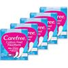Carefree Cotton Feel Flexiform - Salvaslip traspirante senza profumo, assorbenza due, taglia normale, confezione da 56 pezzi