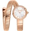 Just Cavalli Orologio Donna JUST CAVALLI SIGNATURE JC1L301M0045 Acciaio Rosè Serpente