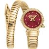 Just Cavalli Orologio Donna JUST CAVALLI SIGNATURE JC1L350M0035 Acciaio Gold Rosso Serpente