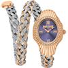 Just Cavalli Orologio Donna JUST CAVALLI SIGNATURE JC1L305M0065 Acciaio Rosè Blu Serpente