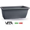 Veca Fioriera Rettangolare Anthea cm 100 Antracite Veca 960098