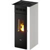 Pegaso Stufa pellet 8,5kW ELANE 9.0 Bianco 4 stelle Classe A+ 7022001