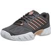 K-Swiss Bigshot Light 3, Scarpe da Tennis Donna, Black Plum Kitten Coral Almond 095 M, 41.5 EU