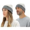 JEEP O102602-E856 J Berretto in Maglia A Treccia J22W Unisex Nordic Green/Dark GM Uni