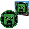SRV Hub Zegar ścienny Wall Clock 25 cm Minecraft MIN3018 Kids