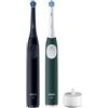 Oral B Spazzolino elettrico IO SERIES 2 Duo Pack Night black e Forest green