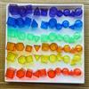 100 blocchi traslucidi con solidi geometrici per imparare le forme geometriche