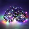 Lucine LED Decorative Catena Luminosa 10-100m Filo Luci Natale Casa Feste IP65