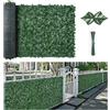 VEVOR Recinzione edera artificiale da giardino balcone siepe edera 990 x 2490mm