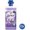 Lenor 12x Bundle Lenor Ammorbidente Concentrato 40 Lavaggi Lavanda Ml 840