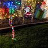 Luce solare per annaffiatoio di Babbo Natale, luce da paesaggio per feste di