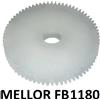 Ingranaggio in Nylon per Motoriduttore Stufa a Pellet Mellor FB1180 5 rpm