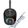 Speaker Cube BT Powerbank 8W RGB Portatile Nero Energizer