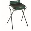 Ompagrill Barbecue a Gas con Piastra in Ghisa Vetrificata 40x43 cm 3,7 kW 56x61xH84 cm