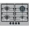 Bosch Fornello Piano Cottura BOSCH 4 Fuochi a Gas Inox da Incasso Griglie in Ghisa WOK