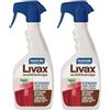 Nuncas Livax Mobili&Design Detergente Legni Laccati Lucidi e Opachi - 500ml (Confezione da 2)