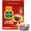 Eastern Vital Tea VITAL - Sacchetti rotondi originali 80 pezzi - (1 X 200 g)