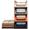 RMAN Organizer Armadio, 4 Set Cassettiera per Armadio Interno, Marrone | Pieghev