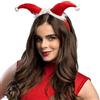 Boland 13330 - Diadema LED Babbo Natale con mini cappellini, cerchietto con luci per Natale, carnevale, feste a tema, accessori per costumi, San Nicola