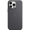 Apple Originale/Ufficiale Apple IPHONE 15 Pro Max Finewoven Custodia/Custodia - Nero -