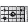 De'Longhi DLI 59 DD piano cottura Acciaio inossidabile Da incasso 90 cm Gas 5 Fo