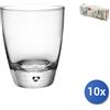 Bormioli rocco 10x Confezioni 3 Bicchieri In Vetro Luna Dof cl 34 Trasparente Bormioli Rocco