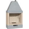 Marsicamin Camino A Legna In Refrattario Prefabbricato 74x45x131H M80REF Marsicamin